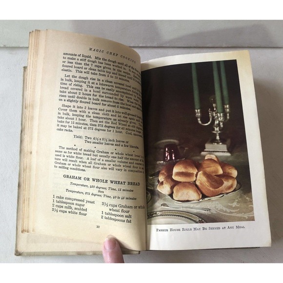 Vintage 1934 Magic Chef HC Cookbook Illustrated American Stove Lorain Oven Dial - Picture 9 of 12